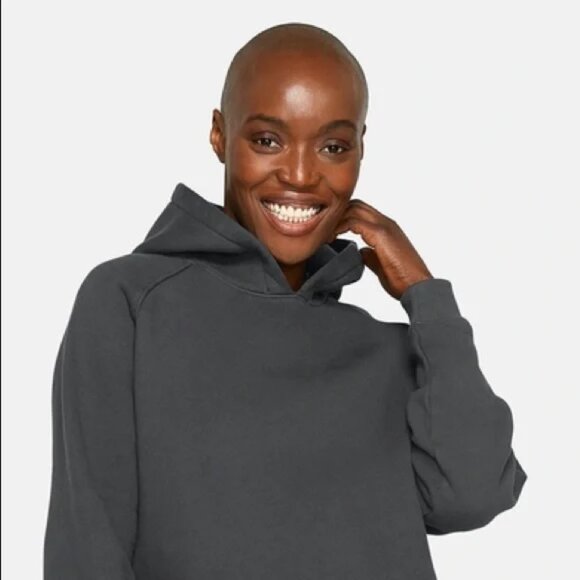 Outdoor Voices Nimbus Cropped Hoodie (Basalt) - Picture 2 of 2